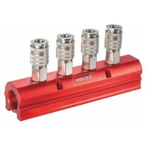 080208-4-jpg_600_b080208_4-1 Khối phân phối cho khớp nối khí nén 1/4 inch, Số lượng ổ cắm phân phối: 4