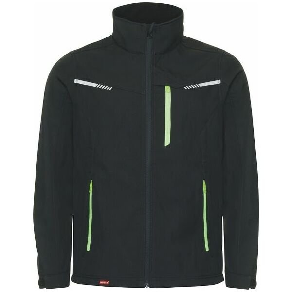 Áo khoác Soft shell, đen, cỡ Unisex: S