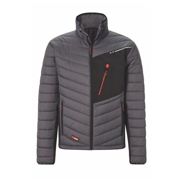 Áo khoác Hybrid, xám đậm / đen / đỏ, kích thước Unisex: M