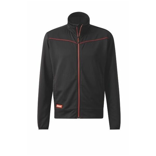 Áo Khoác Nỉ, Đen / Đỏ, Cỡ Unisex: 3XL
