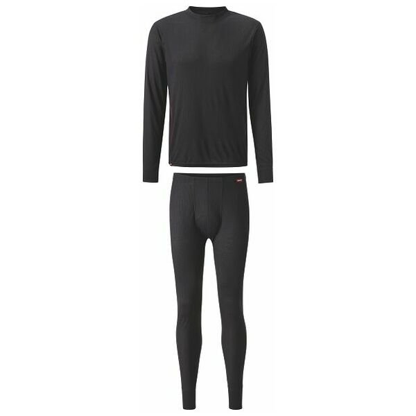 Bộ đồ lót chức năng nhẹ, màu đen, Unisex cỡ: 2XL