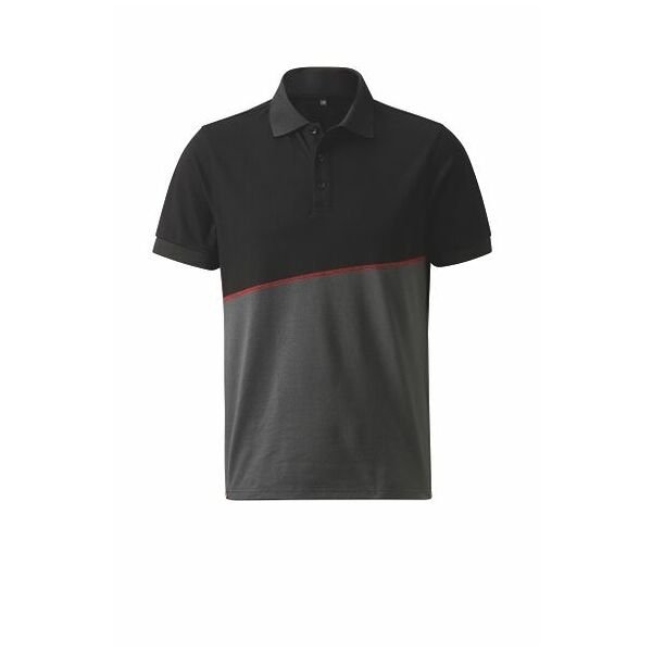090652-XS-jpg_600_b090652 Áo Polo Nam, xám đậm / đen / đỏ, Unisex size: XS