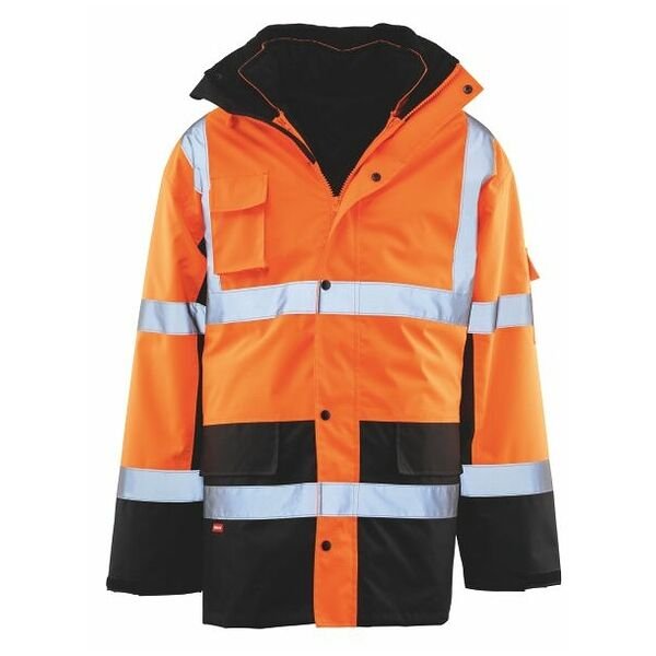 091645-L-jpg_600_b091645 Áo Parka Phản Quang Cao, Cam / Đen, Kích thước Unisex: L