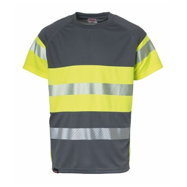 Áo Thun Phản Quang, Xám / Vàng, Unisex Size: 3XL