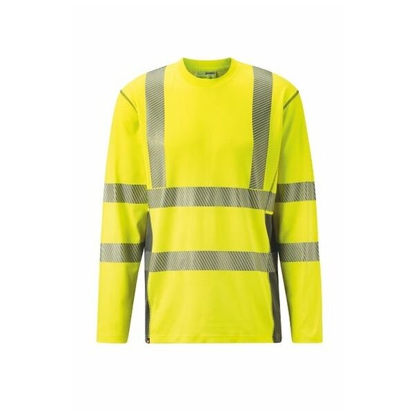 Áo sơ mi dài tay độ nhận diện cao, màu vàng, kích thước Unisex: 3XL