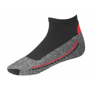 Tất Chức Năng Ngắn, Đen / Đỏ / Xám, Unisex cỡ: 45-47