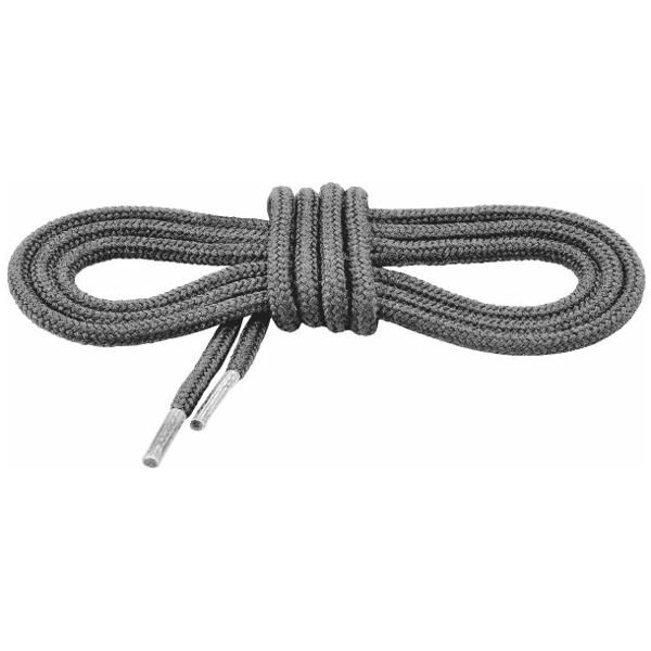 Dây giày dẹt, màu xám, Dài: 125cm