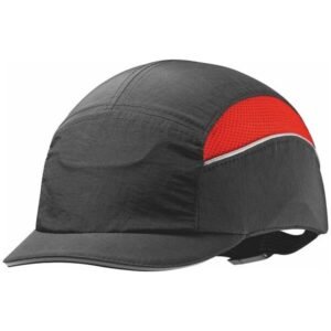 Mũ chống va đập, đen/đỏ, Loại: MICRO