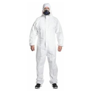 Áo liền quần bảo hộ loại 5/6, màu trắng, cỡ Unisex: L