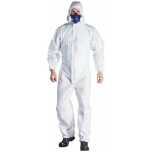 Quần áo bảo hộ loại 5/6, màu trắng, kích thước Unisex: L