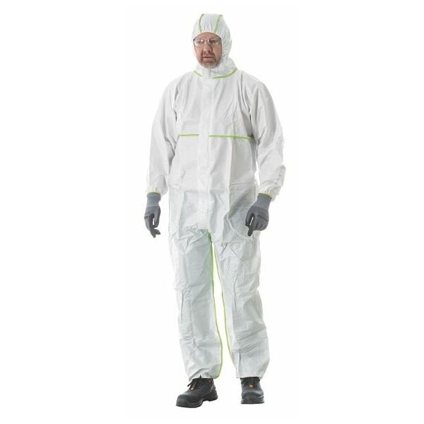Áo Liền Quần Bảo Hộ Loại 4/5/6, Màu Trắng, Kích Cỡ Unisex: 2XL