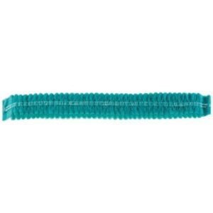 Bộ mũ trùm đầu dùng một lần 100 chiếc, Màu: XANH LÁ CÂY