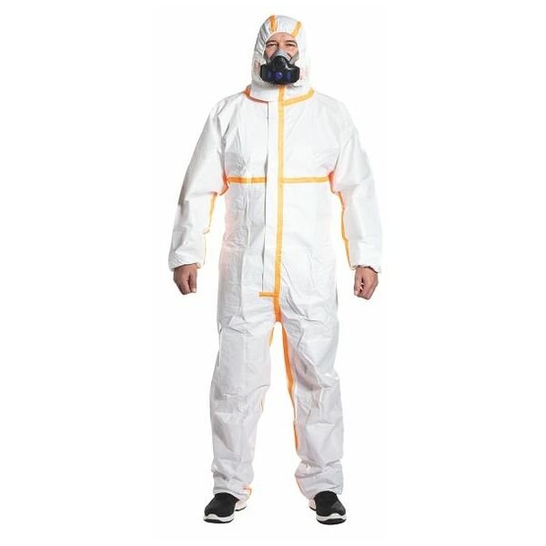 Quần áo bảo hộ loại 4/5/6, màu trắng, kích cỡ Unisex: 2XL
