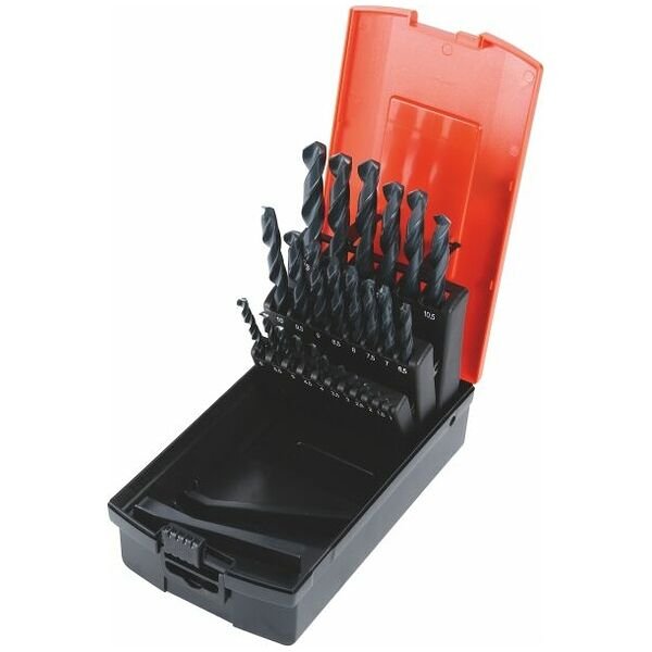 Bộ mũi khoan Jobber HSS số 114000 trong hộp, không phủ, Loại: 1-13