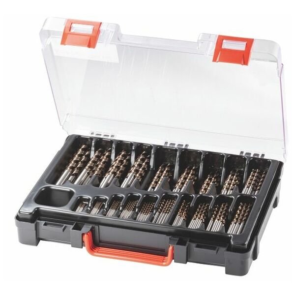 Bộ mũi khoan xoắn HOLEX CleverDrill HSS No. 114031 trong hộp, không phủ, Loại: 1-10C