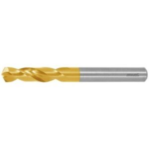 Mũi khoan trụ ngắn bằng carbide nguyên khối, phủ TiN, ⌀ DC h7: 6,4mm