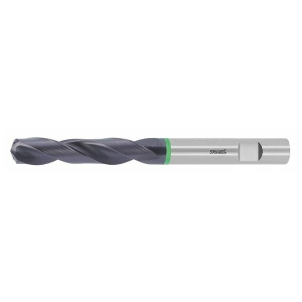 HOLEX Pro Steel solid carbide drill, plain shank DIN 6535 HB, TiAlN, ⌀ DC h7 (mm or inch): 8,01-X